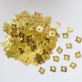 Coriandoli dorati numero 13 per decorazione tavola festa di compleanno e celebrazioni. - Paillettes dorate 13 / 10.00g