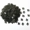 Coriandoli neri numero 16 decorazione tavola per festa di compleanno e festeggiamenti. - Ghirlanda di paillettes nera 16 anni / 10.00g
