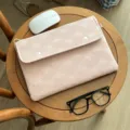 Rosa herzgepraegte laptoptasche tablet huellse 11 13 zoll ipad tasche asthetischer stil - 11 Zoll / Rosa