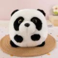 Cute round panda plush toy stuffed animal soft doll variant style for kids and home decor - Round Doll / Panda Color