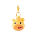 Peluche capibara portachiavi con espressione divertente bambola ciondolo borsa simpatico - Felice