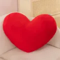 Cuscino in peluche cuore rosso morbido giocattolo regalo romantico per la decorazione casa - 40 cm / Rosso