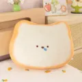 Cute cat toast plush pillow soft cushion for bedroom bed sleeping doll birthday gift idea - Drooling Style / Height 10 cm * 12 cm [Keychain Style]