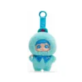 Blue plush vinyl doll keychain, cute MBTI ISFJ designer bag charm and accessory pendant. - Defender