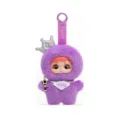 Purple MBTI ENTJ plush vinyl doll keychain cute backpack pendant ornament variant - Commanders