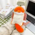 Cute cartoon orange fox plush bean bag stress relief toy pendant for cute room decor gifts - Bean Bag Plush - Fox