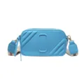 Sac bandoulière appareil photo bleu clair élégant avec sangle large et matelassage. - Bleu