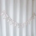Rose gold happy birthday banner triangle pennant garland party decoration hanging flag decor - Rose Gold Birthday Triangle Banner