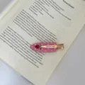 Rosa Punkte Strass Kirsche Haarklammer, süße Entenschnabel Haarnadel für Damen Frisur Alltag. - Trauben-Strass Rosa (Nahtlose Klemme)