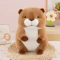 Cute brown capybara plush toy doll soft stuffed animal lovely room decor gift for kids - Bare Style / 35 cm