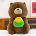 Cute Marmot Plush Toy Stuffed Animal Holding Corn Soft Pillow Kids Birthday Gift Home Decor - Holding Corn / 30 cm