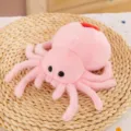 Schattige roze spino pluche speelgoed, zachte insecten knuffelpop voor kinderen en baby's. - Roze / 8 inch 25 cm