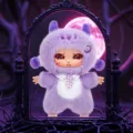 Süßer lila Plüschpuppen Anhänger flauschige Monster Figur Spielzeug Schlüsselanhänger Geschenk - Rebellischer Stil