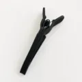 Hair root volumizing clip black bangs styling tool for natural fluffy hair 11cm length - Black