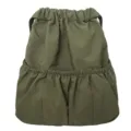 Sac à dos cordon en nylon vert, sac de sport décontracté et léger pour les loisirs. - Vert Militaire