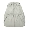 Sac à dos cordon en nylon gris léger sac de sport loisir fitness quotidien neuf - Gris clair