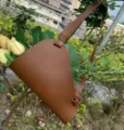 Brown leather bouquet gift bag floral packaging decorative handbag dry flower storage bag - Brown