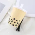 Mignonne pince à cheveux tasse de thé boba drôle nourriture jeu barrette accessoires - Thé au lait