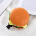 Détail de pince à cheveux burger, design de nourriture simulée, drôle de pince bec-de-canard. - Hamburger