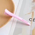 Professional pink hairdressing duckbill clip for sectioning and styling hair securely. - [Pink] Professional Hair Styling