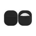 Black elastic Lycra protective case compatible with AirTag, scratch-resistant and durable. - Black
