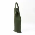 Borsa per vino in pelle PU per singola bottiglia sacchetto regalo verde porta vino - Verde