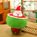 Süßes Weihnachtsmann Plüschtier Ornament festliches Urlaubsgeschenk für Kinder und Deko. - Weihnachtsstrauß 40 cm