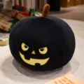 Halloween Black Pumpkin Plush Toy Spooky Ghost Pillow Cute Festival Home Decor Gift - Black Pumpkin