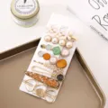 Elegant pearl and rhinestone hair clip set, chic Korean style side hairpins for women daily wear. - 8-Piece Heart Pendant Set