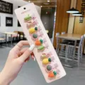 Set di graziosi fermagli per capelli a cartone animato per bambine, simpatici motivi animali e frutta. - Set da 10 Pezzi Carota Ananas Coniglio
