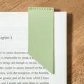 Light green PU leather bookmark detail view, elegant stitching design, ideal for reading lovers. - Light Green