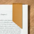 Brown PU leather page bookmark for reading book marker cute stationery accessories - Yellow