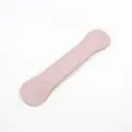 Pink leather weighted bookmark for reading, elegant book page holder and heavy page marker. - Pink