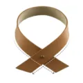 Nordic style PU leather curtain tieback brown buckle strap for modern home decor SKU - Tan