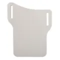 PU Leather Phone Holster Belt Pouch Light Grey Protective Case for Smartphone Outdoor - White