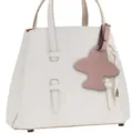 Étiquette de bagage minimaliste en forme d'avion en cuir PU pour valise de voyage. - Rose