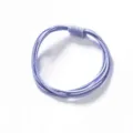 Elastico per capelli multithread viola chiaro, accessorio per capelli semplice e versatile. - Confezione da 4 / Azzurro