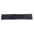 Black elastic sports headband for fitness, running, yoga, sweat-wicking knit hair band. - Standard / Navy Blue