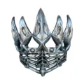 Middeleeuwse koning kroon hoofdtooi Halloween feest cosplay kostuum rekwisiet - Stijl C Kraaienkroon (Zilver)