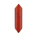 Natural Red Jasper Double Terminated Crystal Wand Healing Stone Detail Close Up - Red Stone Hexagonal Column (5941856536283) / 8*32mm Naked Hexagonal Prism