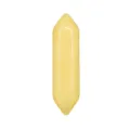 Detail shot of polished yellow crystal double terminated hexagonal column bullet crystal gemstone. - Topaz Hexagonal Column (5941856536287) / 8*32mm Naked Hexagonal Prism
