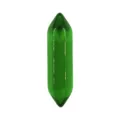 Green double terminated crystal column raw gemstone for yoga meditation and jewelry DIY making. - Transparent Green Hexagonal Column (5941856536300) / 8*32mm Naked Hexagonal Prism