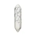 White turquoise double terminated crystal pillar detail, gemstone bullet reiki stone. - White Pine Hexagonal Column (5941856536282) / 8*32mm Naked Hexagonal Prism