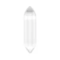 Transparent crystal double terminated point quartz stone for jewelry making and yoga meditation - Transparent White Hexagonal Column (5941856536295) / 8*32mm Naked Hexagonal Prism