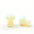 Mini crystal opal mushroom detail, smooth glossy finish, perfect for micro landscaping. - Opal (Synthetic)