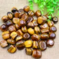 Natural tiger eye tumbled stones bulk set polished crystal quartz for yoga decoration. - Tiger Eye Stone Bracelet