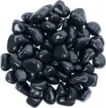 Pietre burattate lucide in ossidiana nera naturale per guarigione con i cristalli e decoro. - Ossidiana / Confezione da 100g