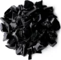 Natuurlijke zwarte obsidiaan kristal ruwe stenen, perfect voor aromatherapie en ambachten. - Zwarte agaat / 100g Verpakking