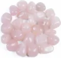 Pietre burattate di quarzo rosa lucidato naturale per guarigione, griglia di cristallo e arredo. - Quarzo rosa / Confezione da 100g