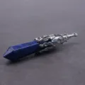 Natürlicher Edelstein sechseckiger Kristall Säule Anhänger Halskette Yoga Schmuck Detail - Lapislazuli Anhänger / Nur Anhänger (Ohne Kette) / Silber Lapislazuli